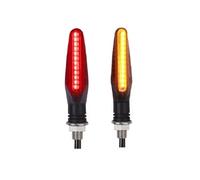 Intermitentes 2/4 Piezas De Luces Señal De Giro Motocicleta 12 X 335 SMD Luz Intermitente Agua Corriente IP67 Indicador Intermitente Flexible De 12 V Accesorio De Luces Intermitentes