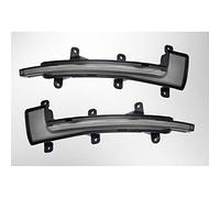 Intermitentes de espejos laterales - compatible con Audi TT 2006-2014 & R8 2007-2016 - Gris - incl. luces dinámicas