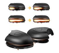 Intermitentes de espejos laterales - compatible con Volkswagen Golf VI 2008-2012 & Touran 2010-2015 - Gris - incl. luces dinámicas
