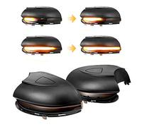 Intermitentes de espejos laterales - compatible con Volkswagen Jetta VI 2011- & Eos 2009- & Passat 3C 2011-2014 & CC 2008- & Beetle 2011- & Scirocco 2008- - Gris - incl. luces dinámicas
