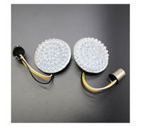 Intermitentes de Moto para Harley para Sportster para Touring14-17 Softai Dyna Light 2 "Estilo Bala 1157 Inserciones para Giro para Cubierta de Panel señal Motocicleta(Yello and White)