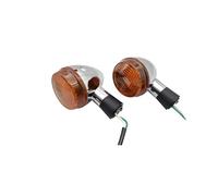 Intermitentes De Motocicleta para VTX1800 1300 para Shadow 400 750 para Magna 250 para Steed VLX 600 1100 Luz Indicadora De Señal Giro Intermitente Trasero(Argent)