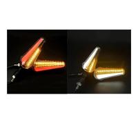 Intermitentes Delanteros Traseros Intermitentes Delanteros Traseros Motocicleta para R Nine T F800GS F700GS F650FS F800R S1000XR R1250GS ADV F900R, Luz Freno(Rojo y Blanco)