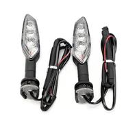 Intermitentes Delanteros Traseros Intermitentes para Motocicleta Luces Intermitentes, Luces Laterales para YZF R15 V2 V3 V4 R25 R3 R6 R1(Claro)