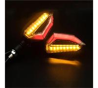 Intermitentes Delanteros Traseros Luces Direccionales Motocicleta para para Z750 para Z800 para Z900 para Z1000 para Versys 650 1000 para ER6N para ER6F para NINJA300(Rojo)