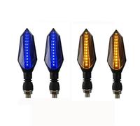 Intermitentes Delanteros Traseros Luz Intermitente Motocicleta para para CB500X NC750X para CB750 CRF1100L Africa Twin para CBR650R 500R 650F(Blue and Yellow)