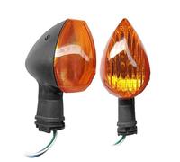 Intermitentes Delanteros Y Traseros De 3 Cables para Motocicleta para Y&amaha XT 1200Z YBR 125 250 YS 250. Indicadores De Motocicleta(Ámbar)