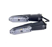Intermitentes Delanteros Y Traseros para Motocicleta para K&awasaki para Z750, para Z650, para Z300, para Z 750, 650 Y 300. Indicadores De Motocicleta(Claro,2 Piezas)