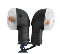 Intermitentes Delanteros Y Traseros para Motocicleta para Y&amaha YZF R1 R6 FZ1 FZ6 XJ6. Indicadores De Motocicleta(Claro)