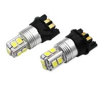 Intermitentes Dinamicos LED para BMW F30 Serie 3 2012-up xenón Blanco PW24W PWY24W Bombillas LED Luces de señal de Giro o lámparas de circulación Diurna, 12V