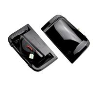 Intermitentes Espejo Laterales Accesorios Para Luces Espejo Retrovisor Dinámicas Carcasa De Señal Giro Compatible Con Peugeot Para Boxer 2006-2019 OEM 68095313AA(Black)