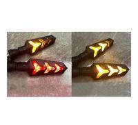 Intermitentes Impermeables Luz De Giro para Motocicleta para para CB 500X 750 para NC750X para CRF1100L African Twin para CBR650R 500R 650F(Red and Yellow)