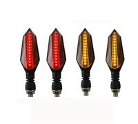 Intermitentes Impermeables Luz Intermitente Motocicleta para para CB500X NC750X para CB750 CRF1100L Africa Twin para CBR650R 500R 650F(Red and Yellow)