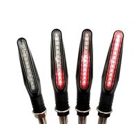 Intermitentes Intermitentes para Motocicleta, Luces Direccionales, Intermitentes para Kawasaki para Z1000SX para Z 750 1000 650 900 800 250 300 Luz Senal Giro Indicator(Rojo,4 Piezas)