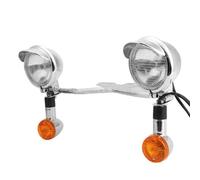 Intermitentes Juego De Luces Cruce para Motocicleta para V-Star XVS 650 950 1100, Intermitentes Y Giro Luz Senal Giro Indicator(Color 3)