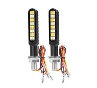 Intermitentes Lámparas Luces Luces LED Intermitentes Direccionales para Motocicleta, De Circulación Diurna, Señal Advertencia, Indicadores Freno 12 V
