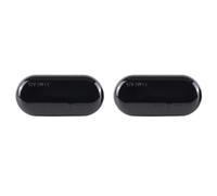 Intermitentes laterales Compatible Con 19 1988-1995 Para 21 1986-1994 Para Clio 1990-2001 Para Escape 1992-2002 Luces De Señal De Giro Laterales De Coche 8200257684(Black,Dynamic)