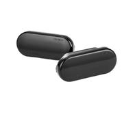 Intermitentes laterales Compatible Con Ford Para C-Max 2007-2015 Para Fiesta 2001-2009 Para Focus MK2 2004-2007 Lámpara Marcador Lateral Coche Luces Dinámicas Señal Giro(Black,Dynamic)