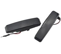 Intermitentes Laterales Dinamicos Coche Para 5 Series Para 5er E39 1995-2003 Luces Indicador Lateral Señal Giro Dinámicas Que Fluyen Intermitente Secuencial Estilo Coche(Smoky black)