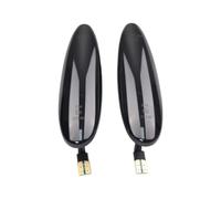 Intermitentes laterales dinámicos Compatible Con Fiat Para Bravo Para Brava 1995-2001 Para Marea 1996-2002 Indicador Lateral Coche Luz Indicadora Señal Giro Intermitente 2 Piezas(Black)