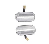 Intermitentes laterales dinámicos Compatible Con Nissan Para Note E11 NE11 2004-2012 Para Navara D40 Pickup 2005-2019 Luz Señal Giro Marcador Lateral Dinámico 26160-AX001(Silver,A)