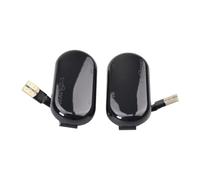 Intermitentes laterales dinámicos Compatible Con Nissan Para Note E11 NE11 2004-2012 Para Navara D40 Pickup 2005-2019 Luz Señal Giro Marcador Lateral Dinámico 26160-AX001(Black,B)