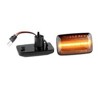Intermitentes laterales dinámicos Compatible Con VW Para Caddy 1983-1992 Para Corrado 1988-1995 Para Golf 1975-1998 Luces Posición Laterales Dinámicas Lámpara Intermitente Señal Giro(Black,NO Dynamic)