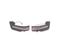 Intermitentes Laterales Dinamicos Para Toyota Para Hilux Para Revo Para Fortuner Para Innova 2016 2017 2018 2019-2021 Indicador Espejo Retrovisor Lateral Luz LED Señal Giro Dinámica(Black shell)