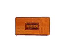 Intermitentes Laterales Lámpara De Luz De Posición Lateral OEM 2052119 24 V Ámbar 4 LED para Cabinas Scania Serie 5 6 PR Serie GTS con Opción De Enchufe Luces Señal Giro Dinámicas(2piece with 2plugs)