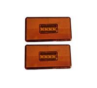 Intermitentes Laterales Lámpara De Luz De Posición Lateral OEM 2052119 24 V Ámbar 4 LED para Cabinas Scania Serie 5 6 PR Serie GTS con Opción De Enchufe Luces Señal Giro Dinámicas(2piece Lights Only)