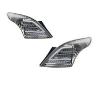 Intermitentes Laterales LED Coche Para Nissan Para Almera 2011 2012 2013 2014 2015 2016 Luces Traseras LED Luces Circulación Diurna Luces Freno Señales Giro Dinámicas Señal Giro Coche(Clear Cover)