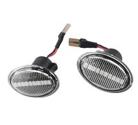 Intermitentes Laterales Para Alfa Para 4C 2013-On Estilo Coche Flecha Indicador Lateral Luces Señal Giro Guardabarros Luces Accesorios Coche(Crystal style)
