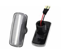 Intermitentes Laterales para Dodge para Cargador para Avenger para Grand para Caravana para Calibre para Nitro Side Maker Luz LED Señal Giro Dinámica para Coche Intermitentes Dinamicos(Crystal White)