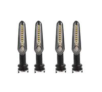 Intermitentes Luces De Señal De Giro para Motocicleta para Yamaha FZ-09 FZ-1 N FZ1 para FAZER FZ-10 Nikon T7 TENERE 700 Lámpara De Indicadores De Funcionamiento Impermeables(4 Piezas Que fluyen)