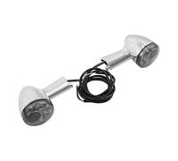 Intermitentes Luz De Señal De Giro Trasera para Motocicleta para Harley Sportster 883 Iron XL1200 1992-UP 2015 2016 2017. Intermitentes. Impermeables(Smoke Lens,X-2)