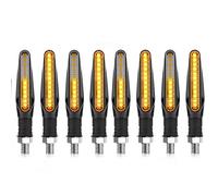 Intermitentes Luz De Señal De Giro Universal Para Motocicleta Intermitente Ámbar Relé Incorporado Lámpara De Señal De Giro Accesorios Para Luces Intermitentes De Motocicleta