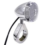 Intermitentes Moto Homologados,Intermitentes Led M 2 pares de luces indicadoras de giro delanteras y traseras tipo bala de motocicleta de 39mm/41mm con pieza de soporte de montaje(Color:Clear 39mm)