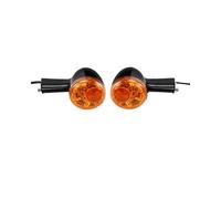 Intermitentes Moto homologados Intermitentes Traseros para Motocicleta Sportster XL 883 Iron 1200 48 Nightster 1992-Up, Indicador De Freno, Lámpara De Marcha Intermitentes Moto(Black Orange)