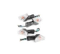Intermitentes Moto homologados para Ninja ZX-6R ZX-10R ZX-10RR 1000 650R Z750 Z1000 Lámpara Indicadora Trasera Delantera 12V Intermitentes De Motocicleta Intermitentes Moto(4pcs Clear)