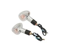 Intermitentes Moto para Kawasaki para Vulcan para VN 500 750 800 900 1500 1600 1700 2000 Indicadores Giro Luces Intermitentes Señal 2/4 Piezas Señales Motocicleta(Claro,2 PCS)