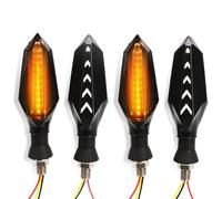 Intermitentes Motocicleta Compatible con Z800 2013 2014 2015 2016 2 Pares De Luces Intermitentes para Motocicleta, Intermitentes De Agua Corriente, Indicadores