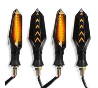 Intermitentes Motocicleta Compatible con Z800 2013 2014 2015 2016 2 Pares De Luces Intermitentes para Motocicleta, Intermitentes De Agua Corriente, Indicadores
