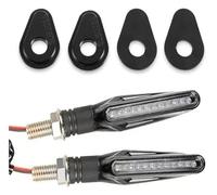Intermitentes Motocicleta para Yam&aha FJ09 MT09 para Tracer 900 2015-2018 Adaptador De Señal De Giro Delantera para Motocicleta Placas De Montaje Indicador De Señales De Giro(C Black)