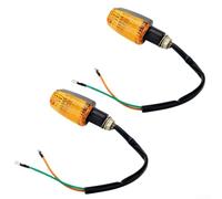 Intermitentes para moto Universales ABS para Scooter para quad | LED ámbar , carcasa ABS negra, sellado IP68, lluvia intensa, visibilidad nocturna