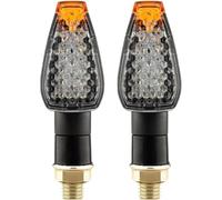 Intermitentes para Motocicleta, Accesorios universales para automóviles, Juego de 2 Unidades, Luces Intermitentes LED para Motocicleta, Luces diurnas Flexibles para Motocicleta.