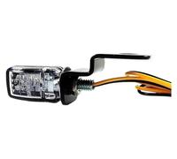 Intermitentes para Motocicleta Luces De Señal Giro 2 Piezas Soporte Indicadores Motocicleta Abrazaderas Luz Universales Lámpara