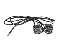 Intermitentes para Motocicleta Luces De Señal Giro 2 X Luz Espejo Indicadores Faros Rojo Azul Estroboscópico Accesorios Motocicleta Scooter Bicicleta Eléctrica