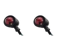 Intermitentes para Motocicleta Luces De Señal Giro Luz Indicadora Motocicleta Ámbar Faro Lámpara Tipo Bala Universal 12 V(2 Pcs-C)