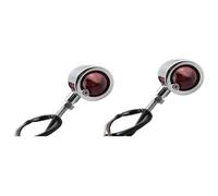 Intermitentes para Motocicleta Luces De Señal Giro Luz Indicadora Motocicleta Ámbar Faro Lámpara Tipo Bala Universal 12 V(2 Pcs-D)
