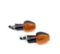 Intermitentes para Motocicleta, Luces Indicadoras para CB400 Super Four para CB600F para CB900F para Hornet RVT1000R para CBR900RR 919 929 954 Intermitentes Moto Impermeables(Ámbar)